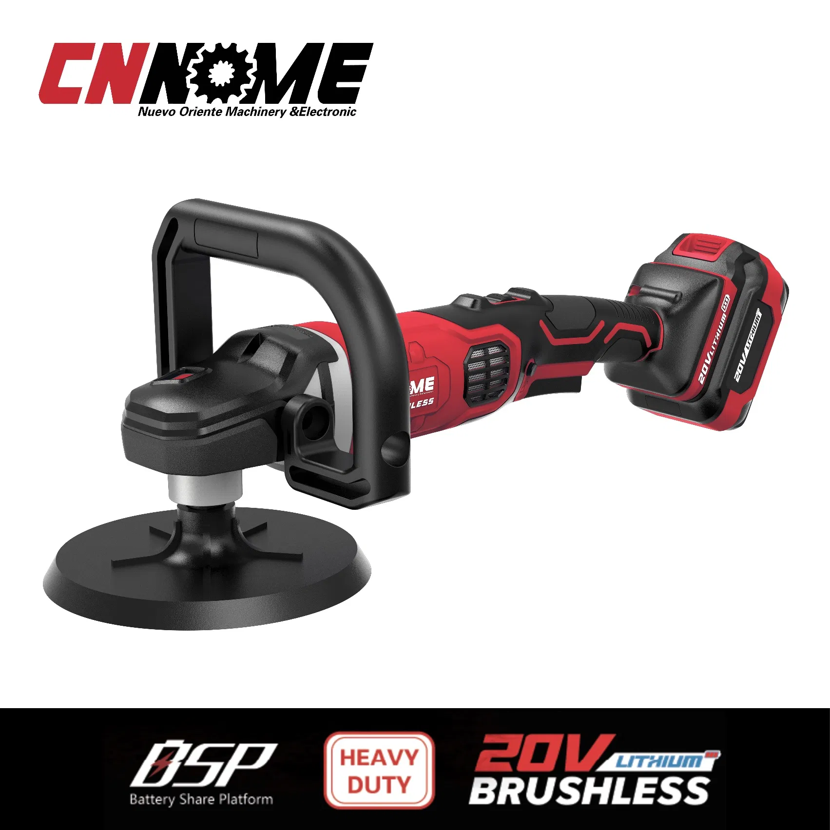 Heavy Duty Cordless 20V Brushless Polisher No96711