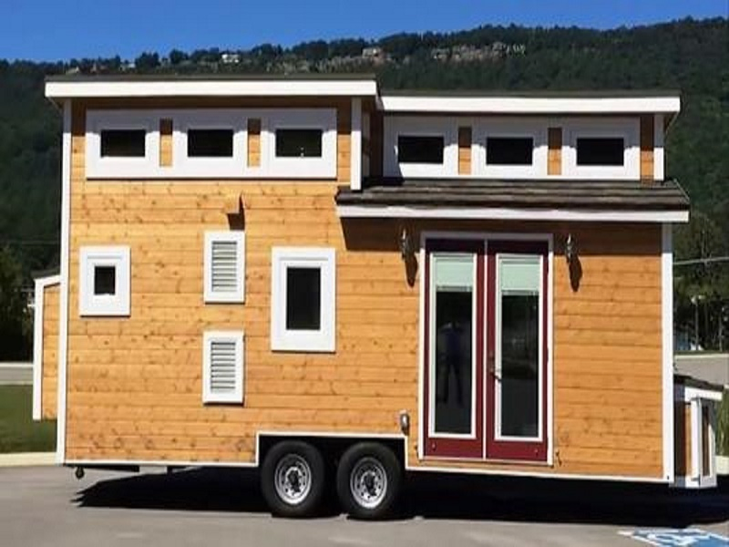 Prefab Steel Frame Tiny Modular Caravan House for Mobile Living