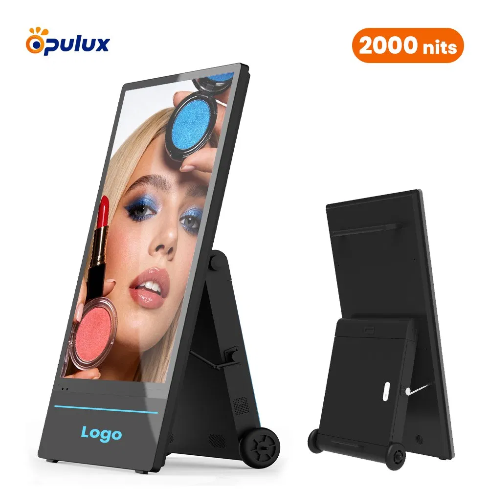 Портативный LCD дисплей для рекламы 43-55 дюймов