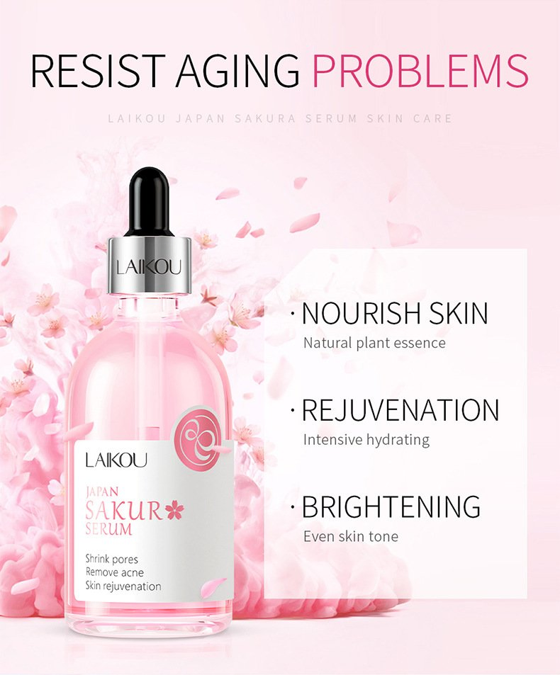 OEM Pink Peptide Collagen Ampoule Essence Niacinamide Skincare Serum