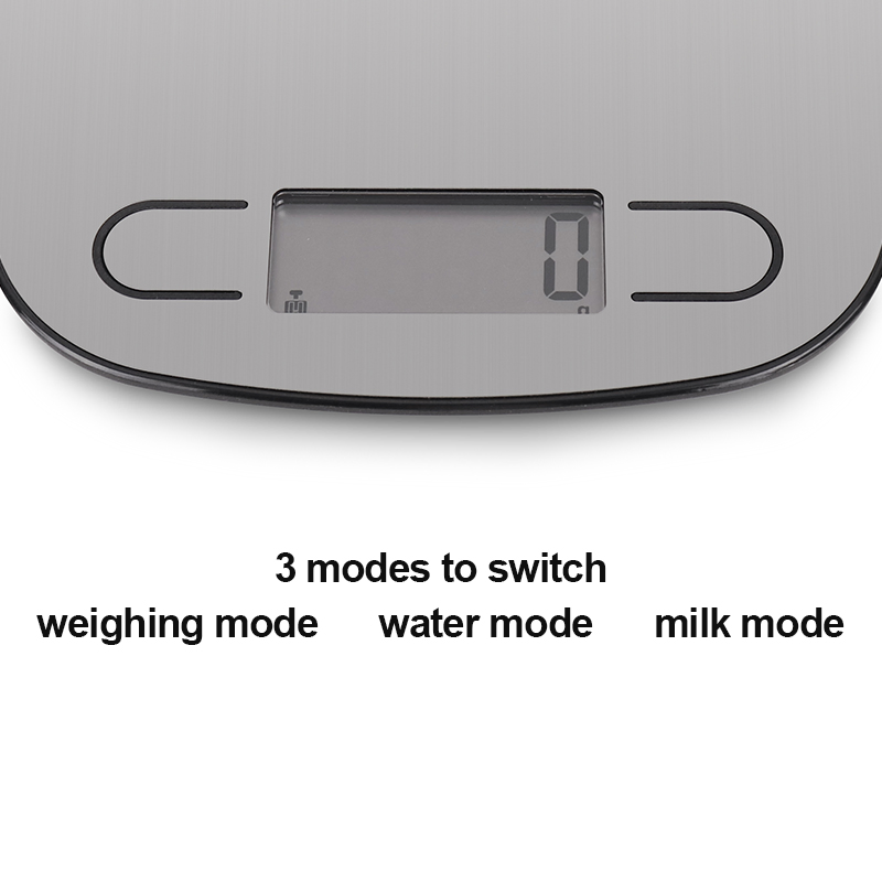 Stainless Steel Digital Kitchen Food Weighing Scale with Finger Printing Proof