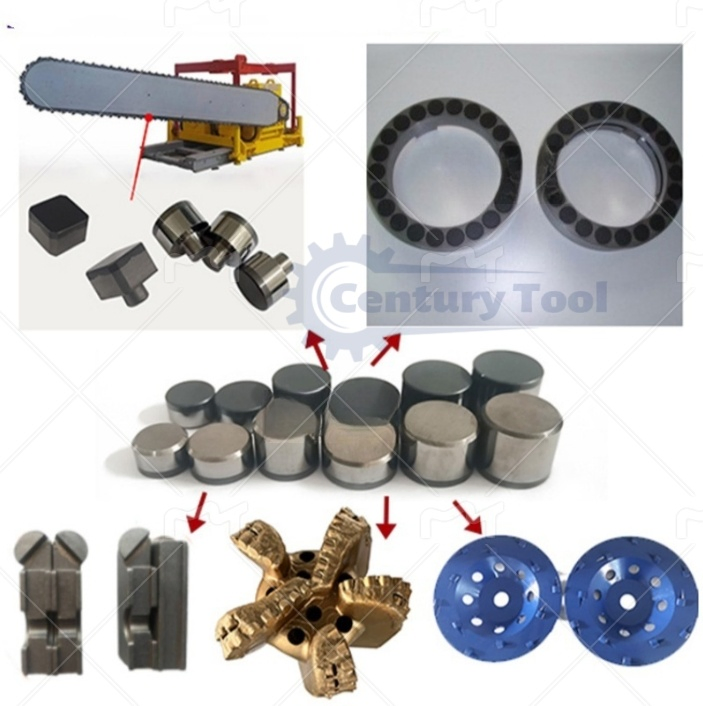PCD Inserts Diamond Cutter PCD Polycrystalline Tools PCD for Coal Mining Oilfield Drilling Bit