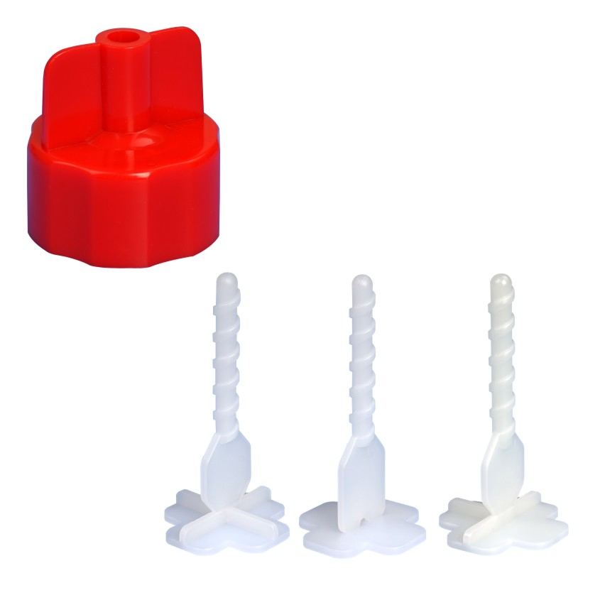 Wholesale Ceramic 1/8 Tile Plastic Doctor Base Cap Spin Leveling System