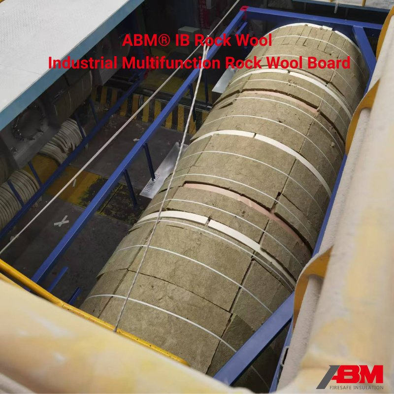 Abm® Ib Series Factory Wholesale Thermal Industrial Pipe/Tank/Exchanger Compatible Rock Wool Board