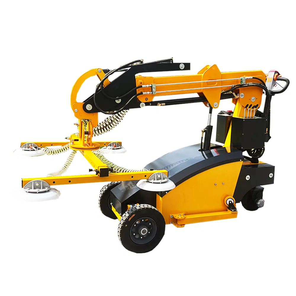Rubber Construction Shovel Metal Sheet Lifter 400kg Glass Installation Vehicle