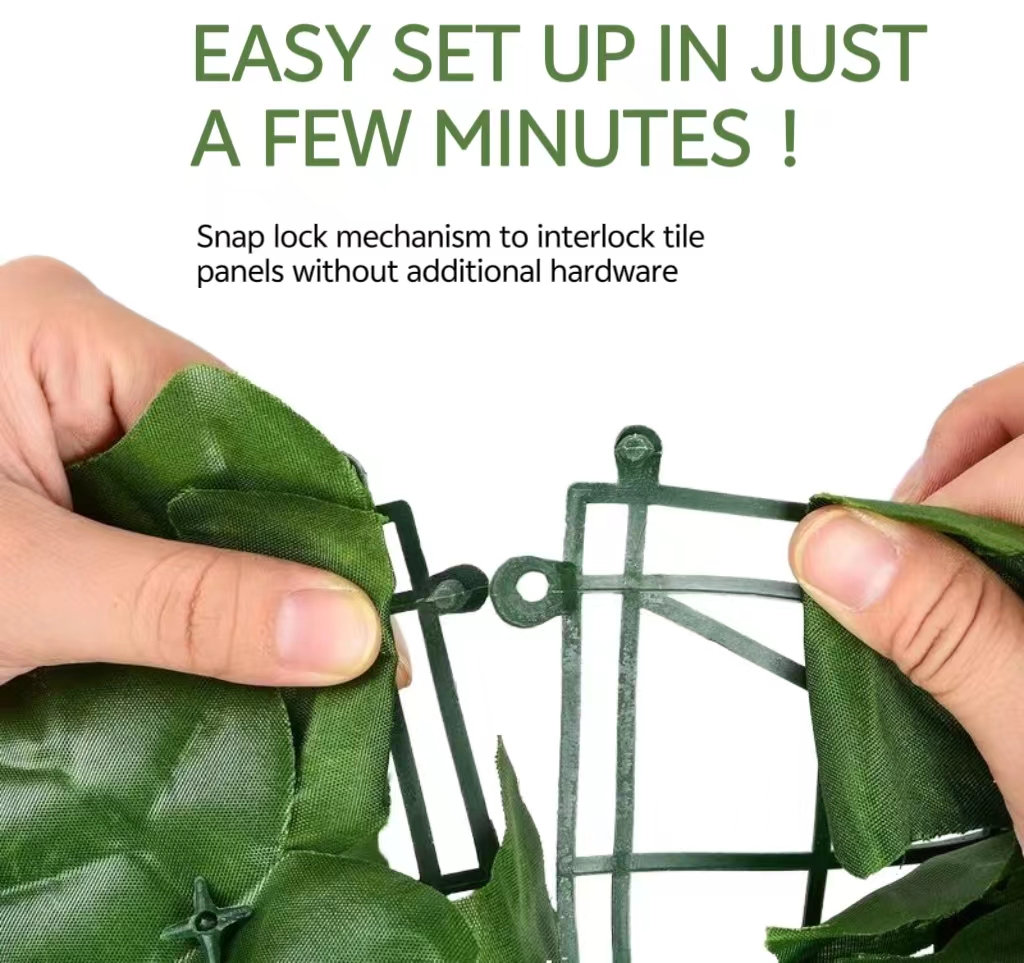 Забор-экран садовый уличный искусственный плющ лоза