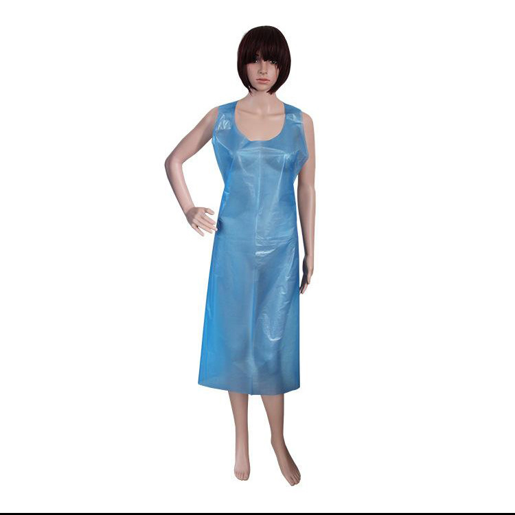 Loose Disposable Flat Packed Aprons with 1% Anti Static