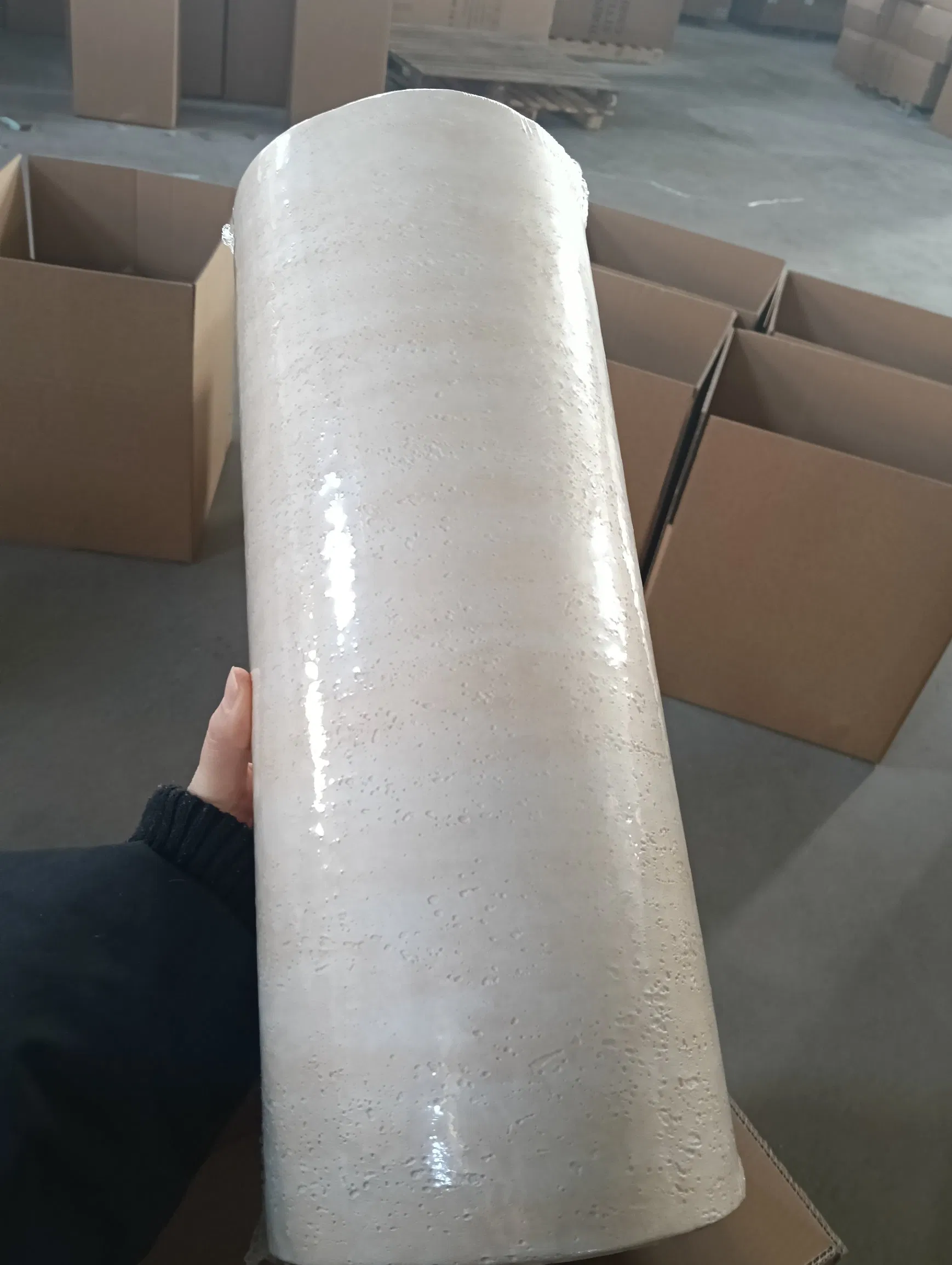 3D Printing Travertine Roll DIY Metal Marble Alaternative Vinyl Pet Marble Wall Sticker for Entire Feature Wall