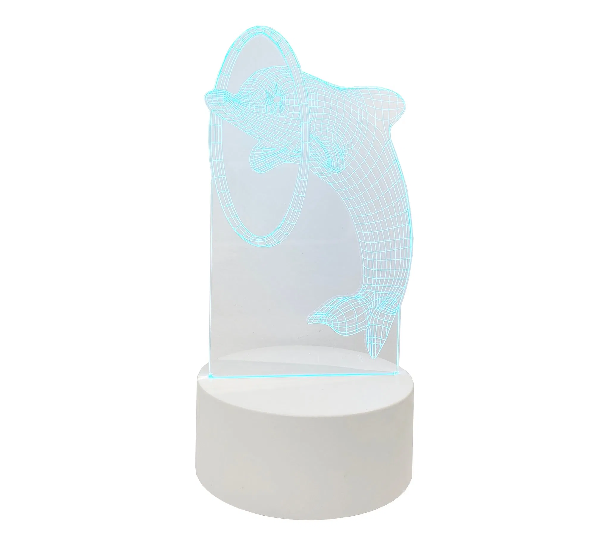 Christmas Decoration Elk Acrylic Lighting Acrylic Display Table Stand