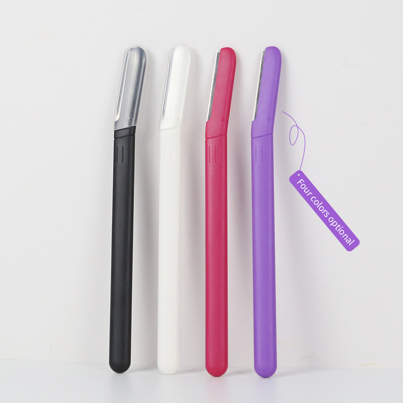 Precision Stainless Steel Eyebrow Razor for Flawless Arches