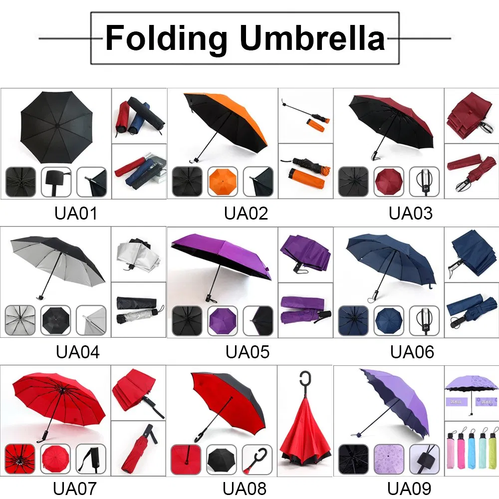 DICDE Automatic Open Close Umbrella Handle Custom Logo Wholesale Rain Umbrella