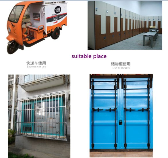 Phone Mobile Bluetooth Fingerprint Padlock