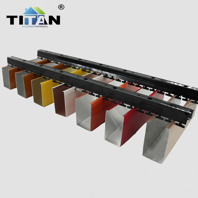 60X60 Aluminum Concealed Clipin Grid System 0.6mm