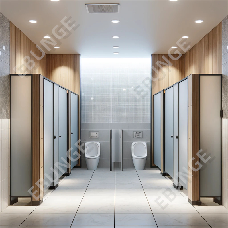 Waterproof Laminate Shower Toilet Cubicle Partition