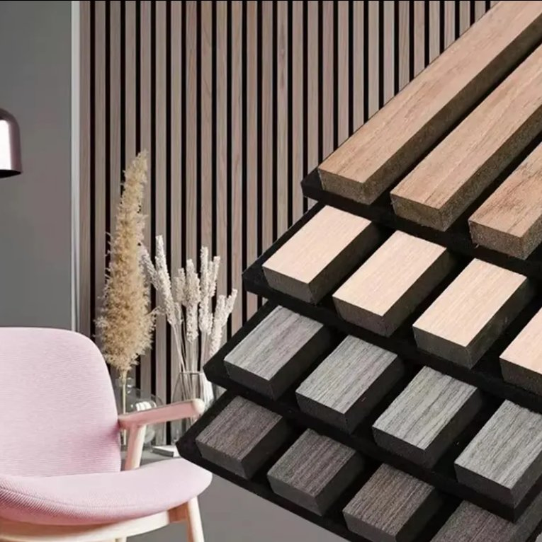 Aesthetically Pleasing Acoustic Wood Slat Panels for Noise Reduction and Interior Design