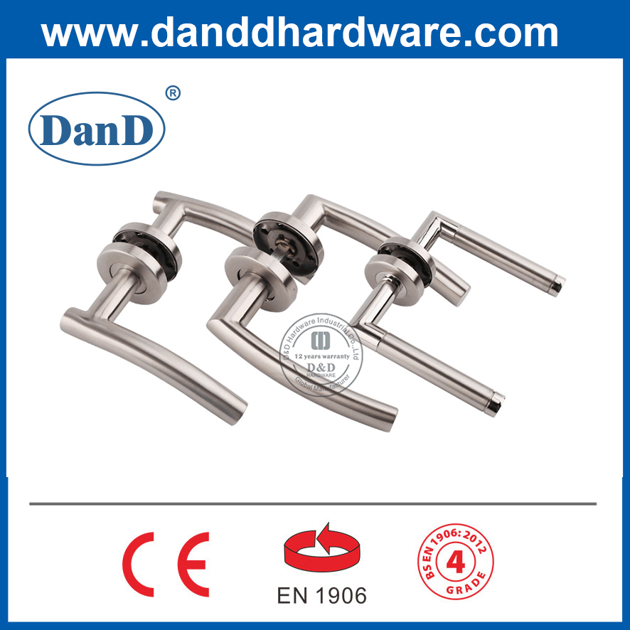 Stainless Steel 304 Unique Design Hollow Lever Handle for Hotels