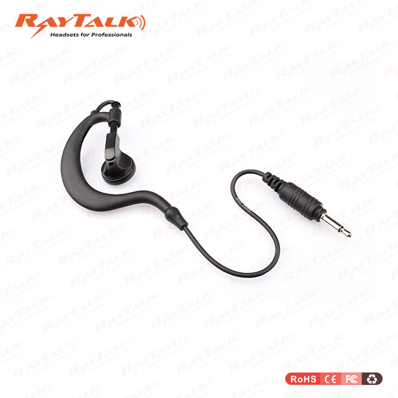 3.5mm G-Shape Listen Only Headset Earpiece