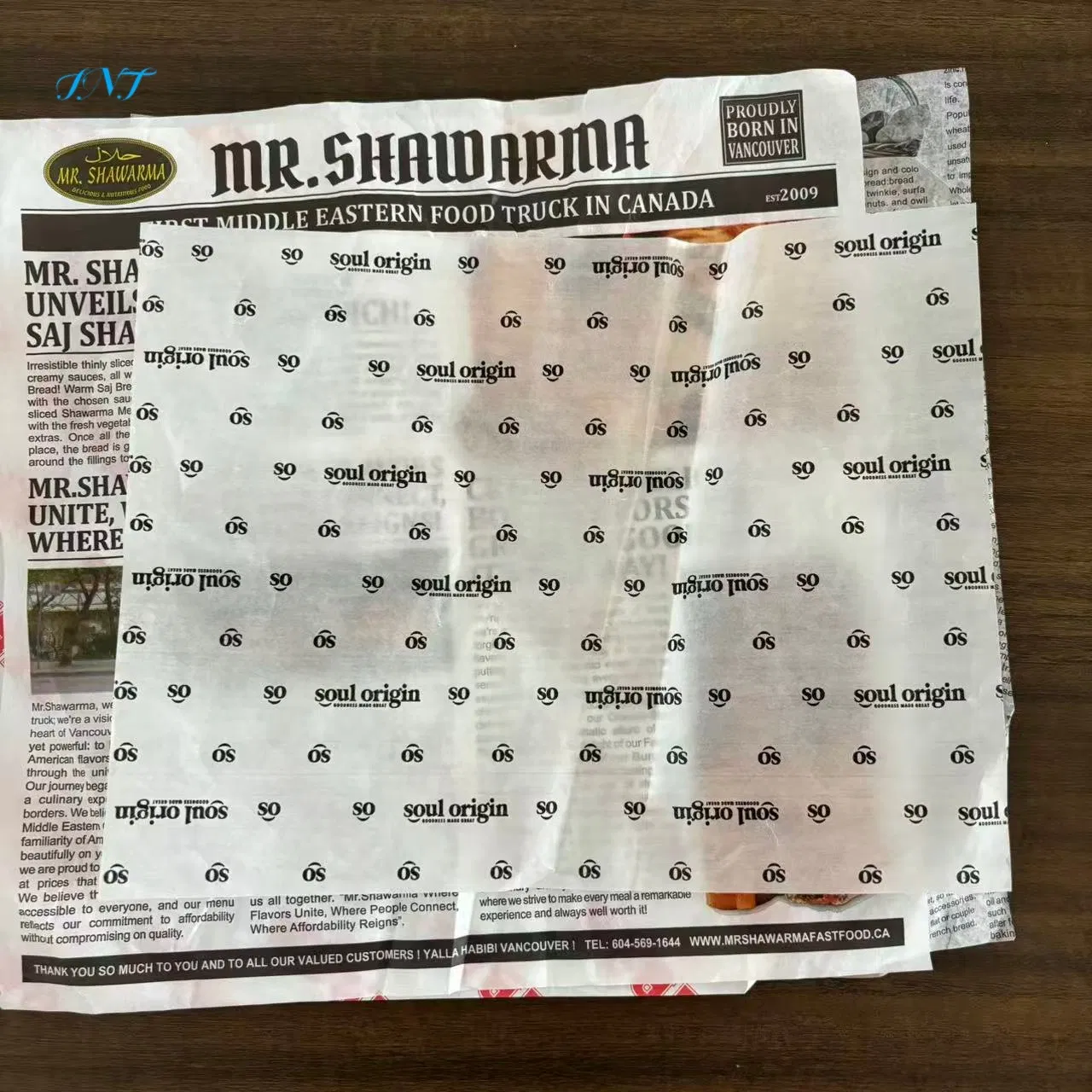 Waterproof Oil-Resistant Placemat Paper for Home & Catering Use