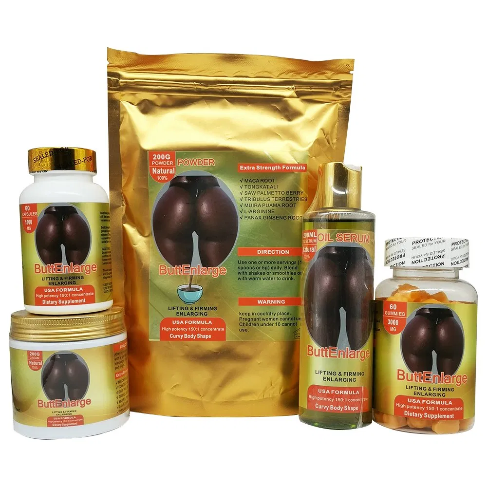 Wholesale Effective Maca Root Big Butt Enlargement Set Tighten Lift Hipand Butt Enhancement Set