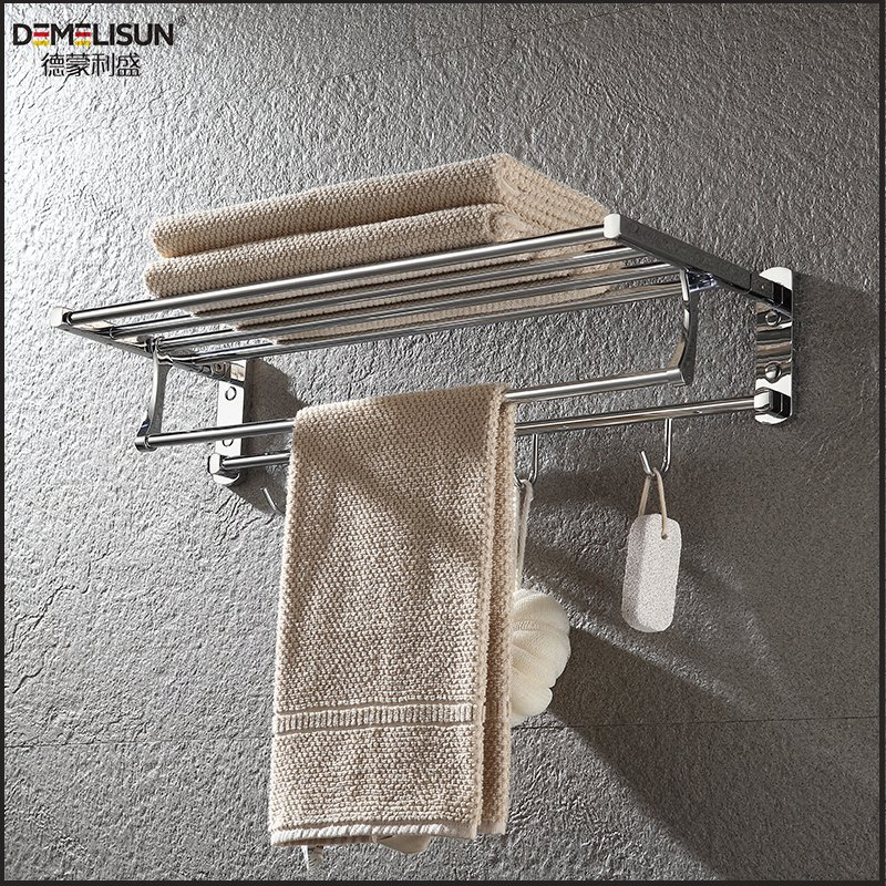 Modern Wall Mount Bathroom Towel Rack Bathroom Accessories Rack for Hotel