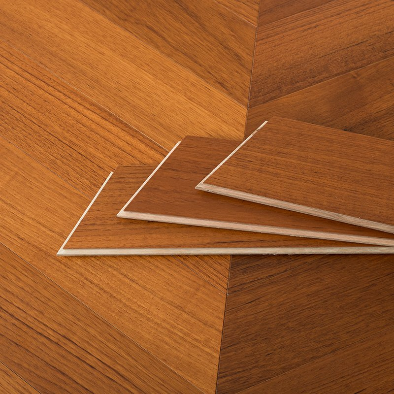 Oak Parquet Bamboo Hardwood Timber Maple Solid Flooring WPC Wood Floor Manufacture