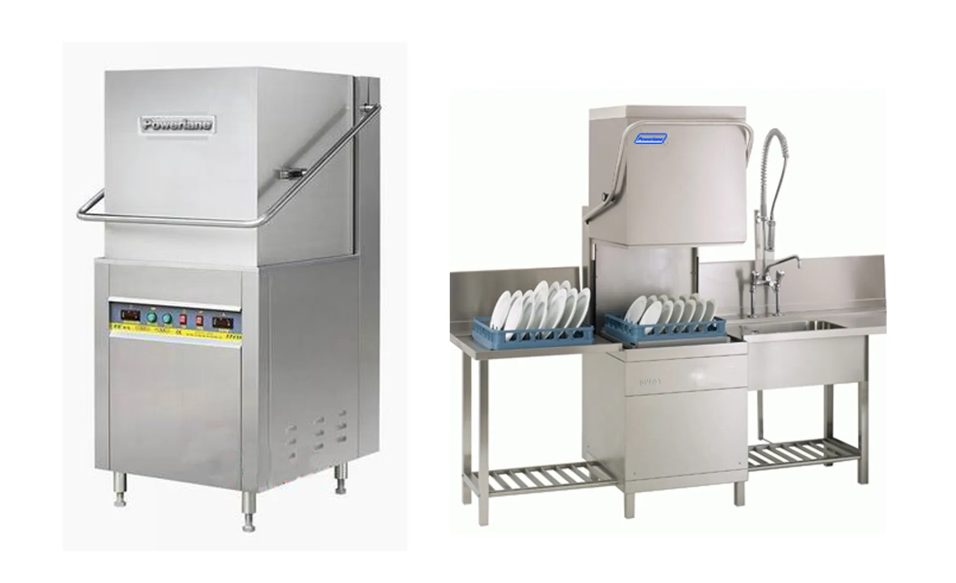 Commercial Single-Cylinder Dual-Spray Tunnel-Type Dishwasher (HIGHT-C100)