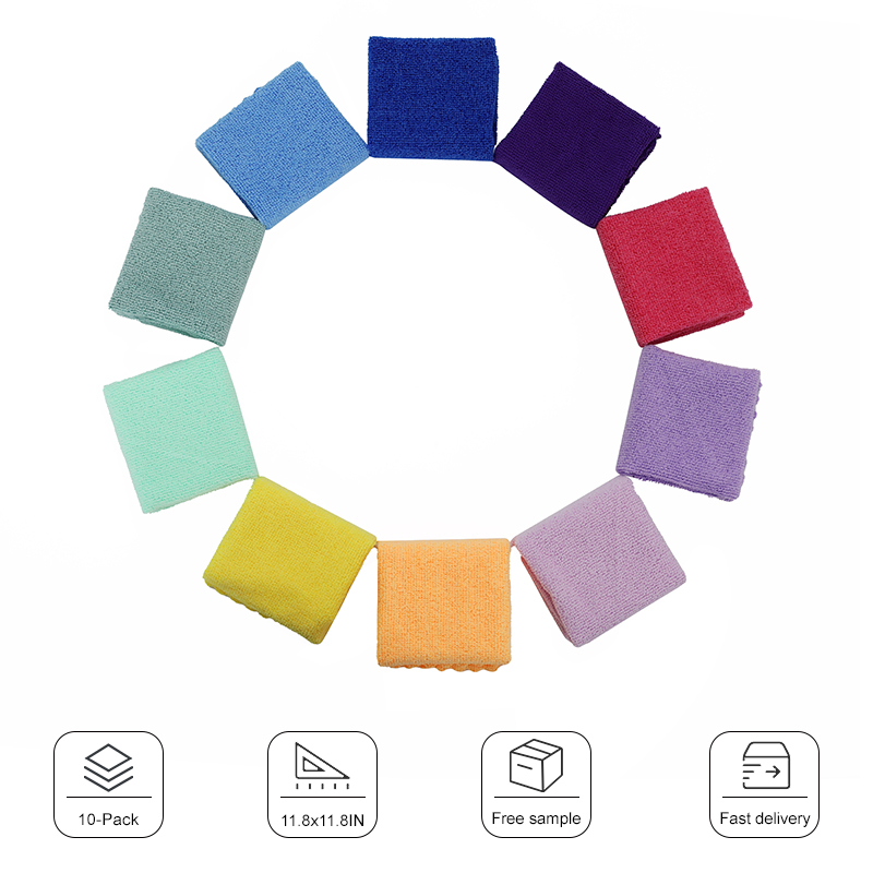 Microfiber Cleaning Cloths Polishingcloth Car Kitchen Towel Microfiber Towel