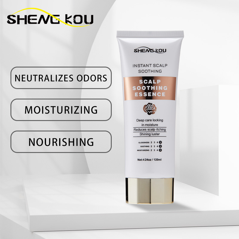 Customized Private Label Peppermint Oil Relieve Scalp Caring Products Itching Smoothing Essence Hair Care Serum