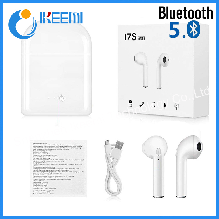 Беспроводные наушники I7S TWS Bluetooth
