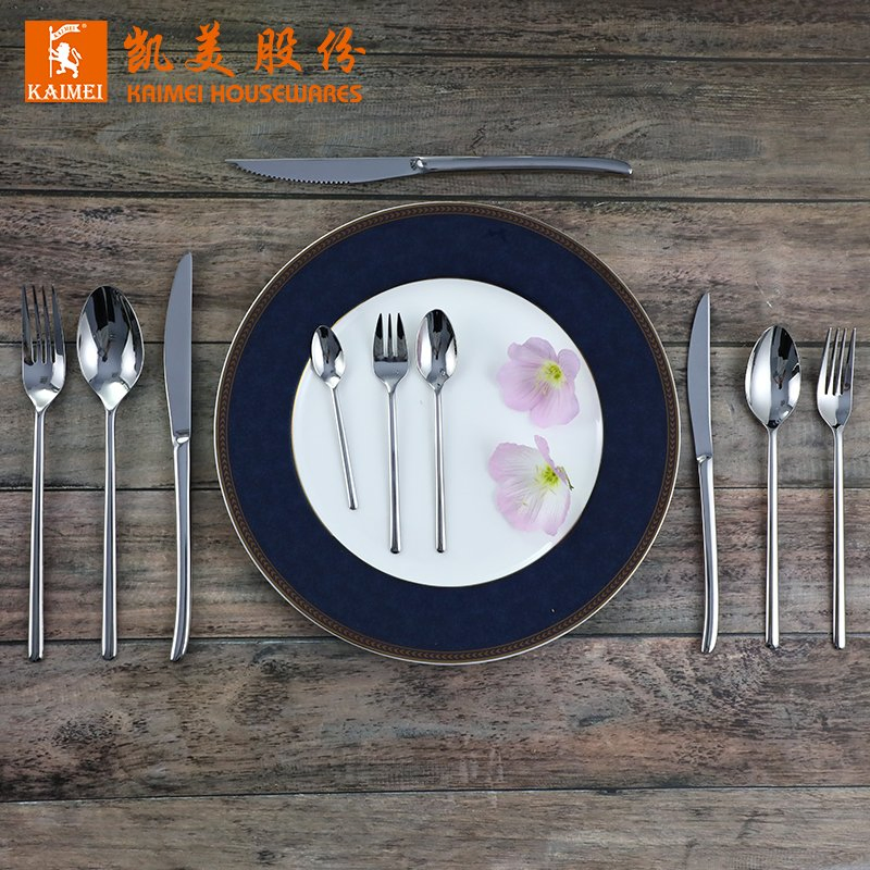 Wholesale Titanium Reusable Flatware Sets Wedding Gift Gold Cutlery Set