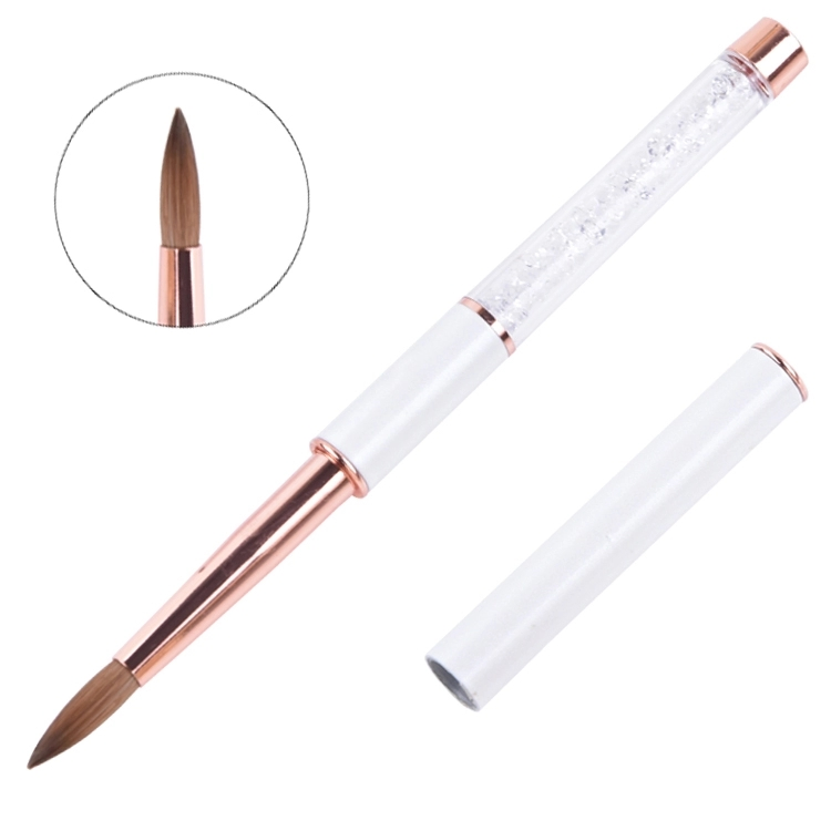 Wholesale Private Handle Kolinsky Acrylic Nail Brush for Nail Salon Nail Art Tips