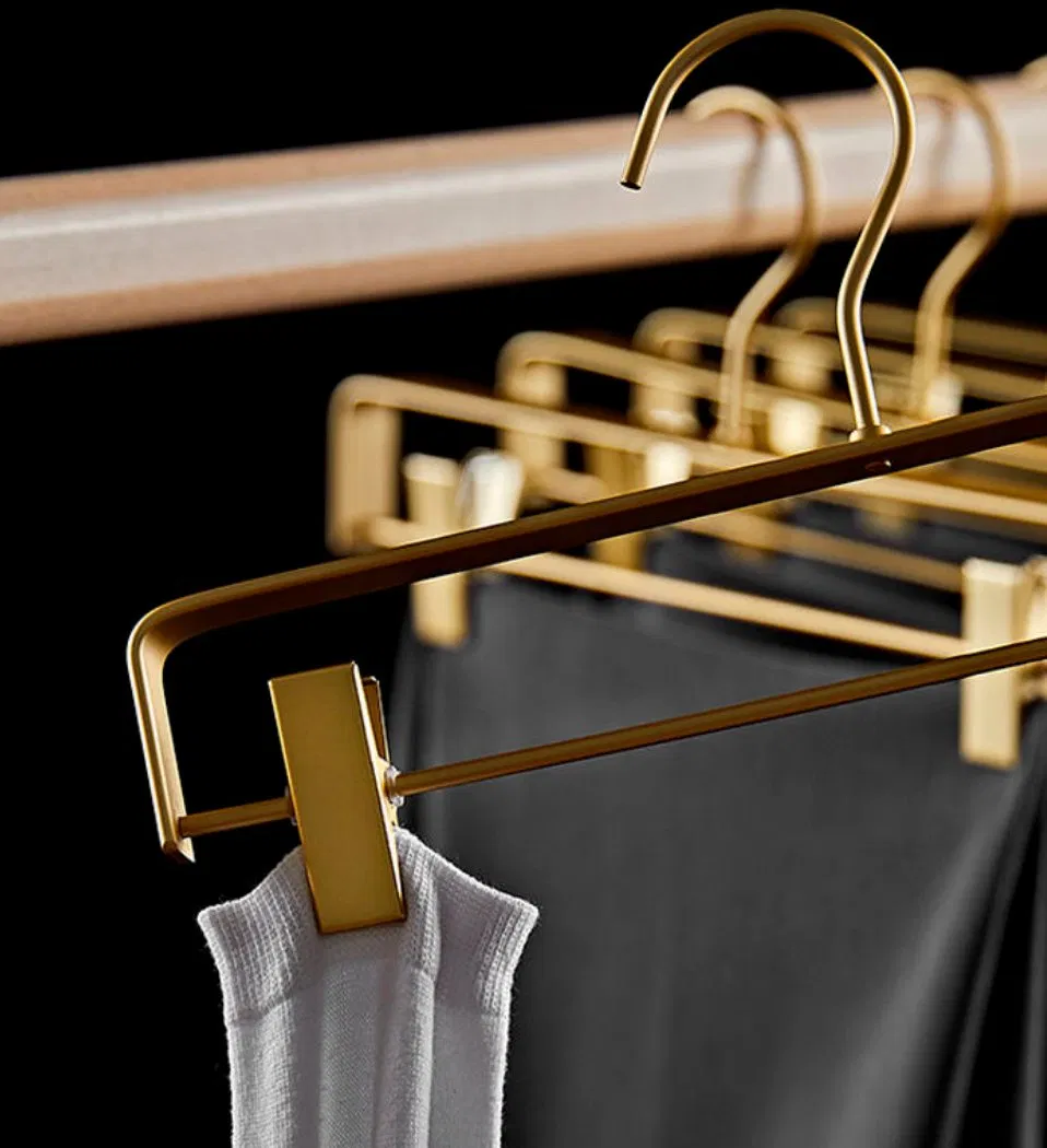Versatile Rust-Resistant Aluminum Alloy Clothing Hanger for Organizing