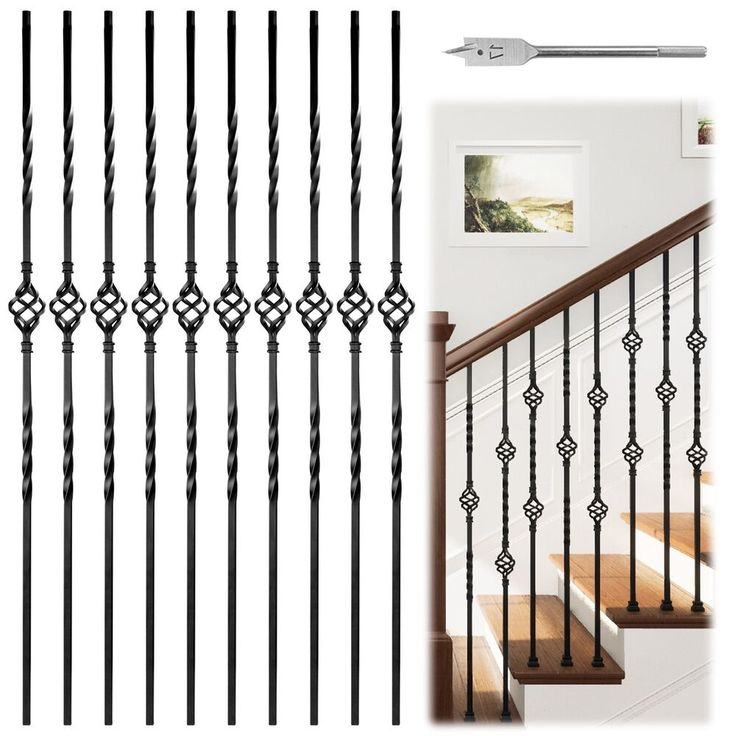 Wrought Iron Balusters Metal Spindles & Iron Stair Railing