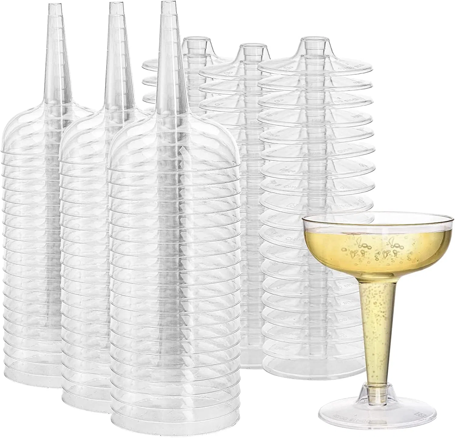 Plastic Champagne Coupe 4 Oz Champagne Glasses Cocktail Glasses