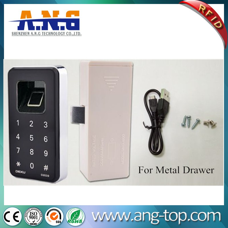 Gym Fingerprint Locker Digital Combination Lock Drawer Cabinet Safe Lock