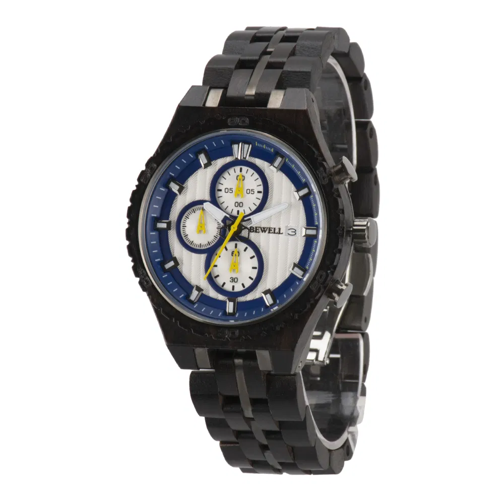 Brand Luxury Bracelet Quartz Wooden Mens Fashion Minimalist Watch