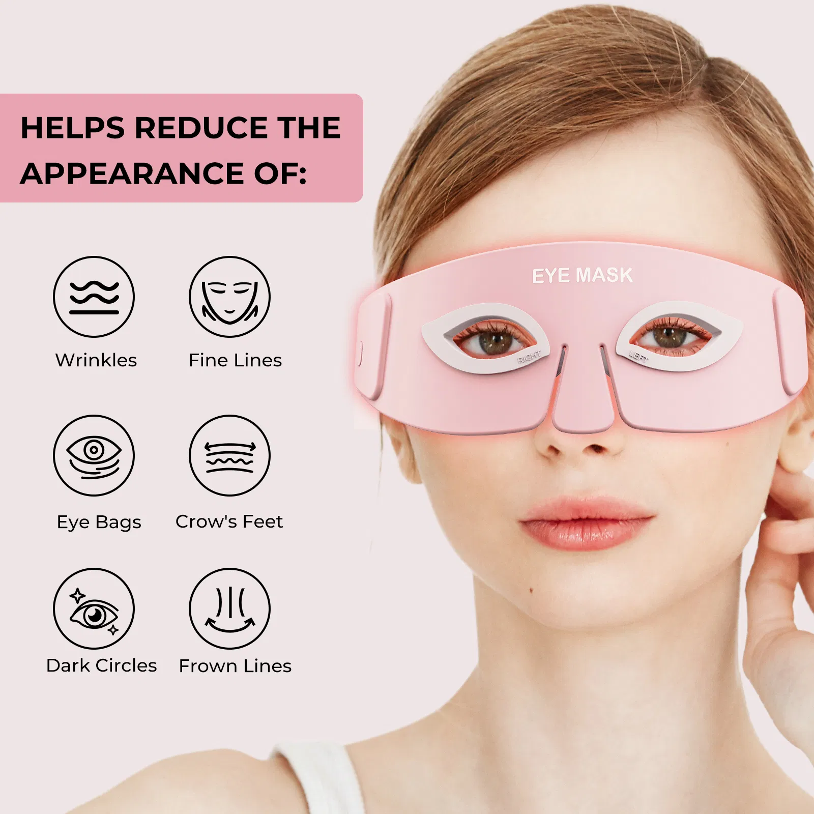 LED Eye Mask for Ultimate Skin Rejuvenation and Relaxation