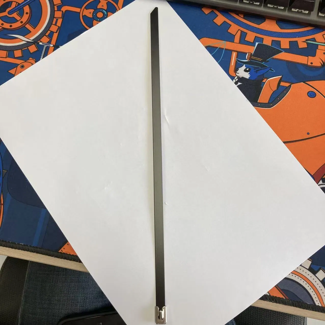 Heavy Duty Mast Strap Stainless Steel Self-Locking Cable Ties Drop Attachments