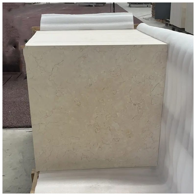Sunny Beige Limestone Honed Tiles for Floor and Wall