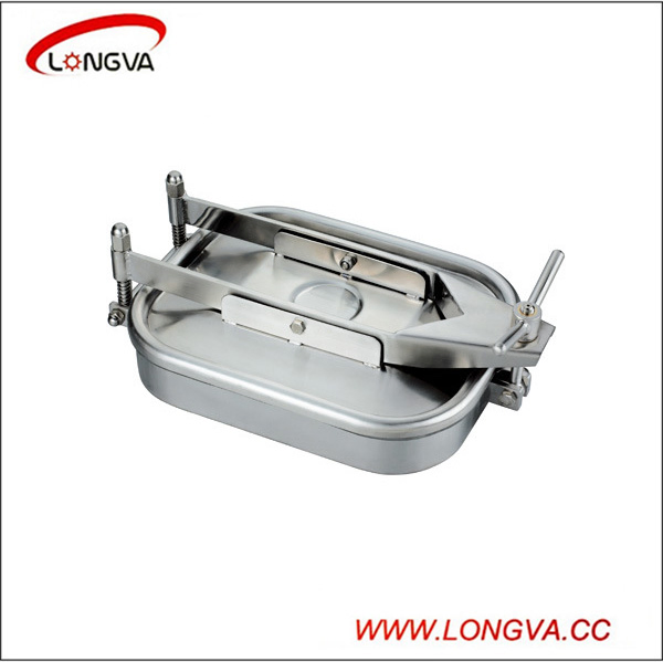 Sanitary Stainless Steel SS304L Square Shape Manhole Cover