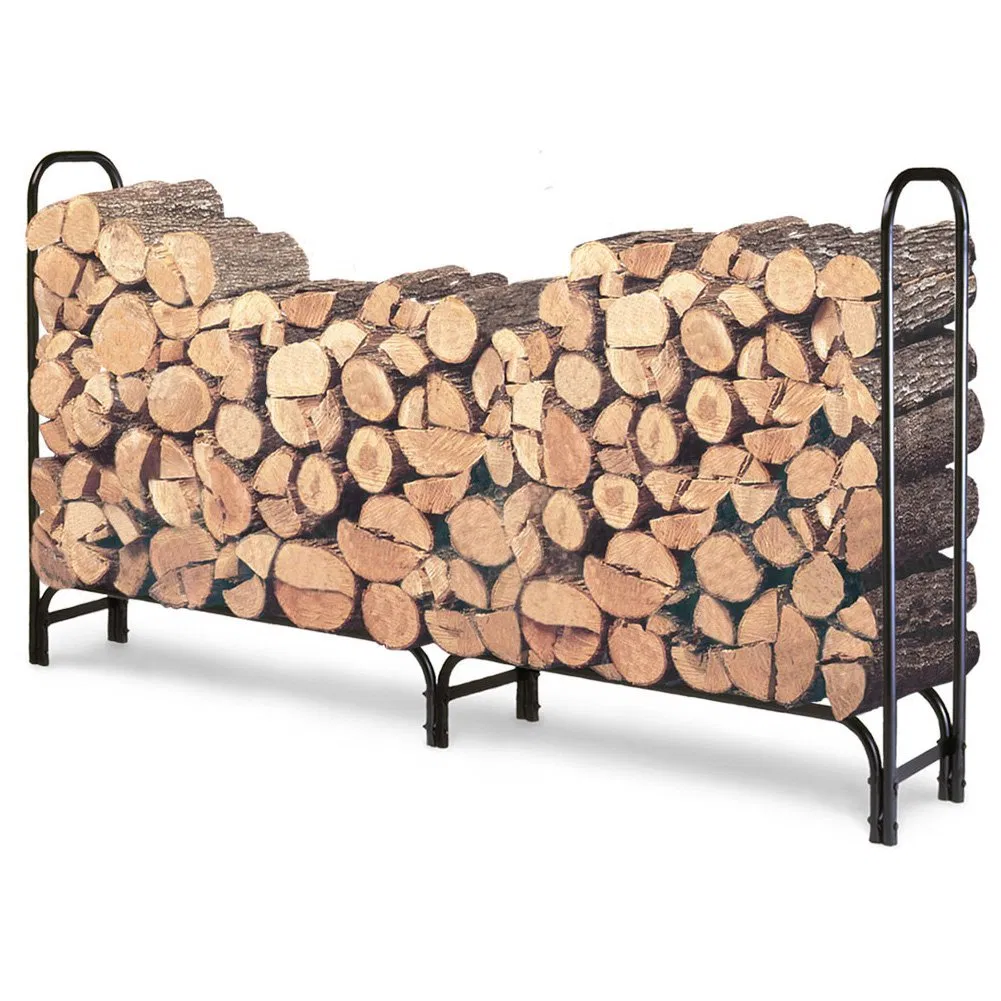 Hy-Ls-01A Log Rack Black Metal Outdoor Firewood Rack