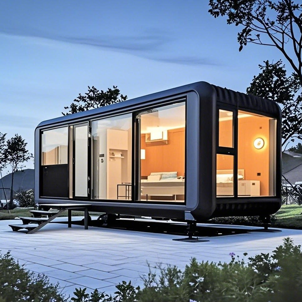 Customize Modern Outdoor Container House Capsule Prefab/Prefabricated Modular Casa Prefabricada