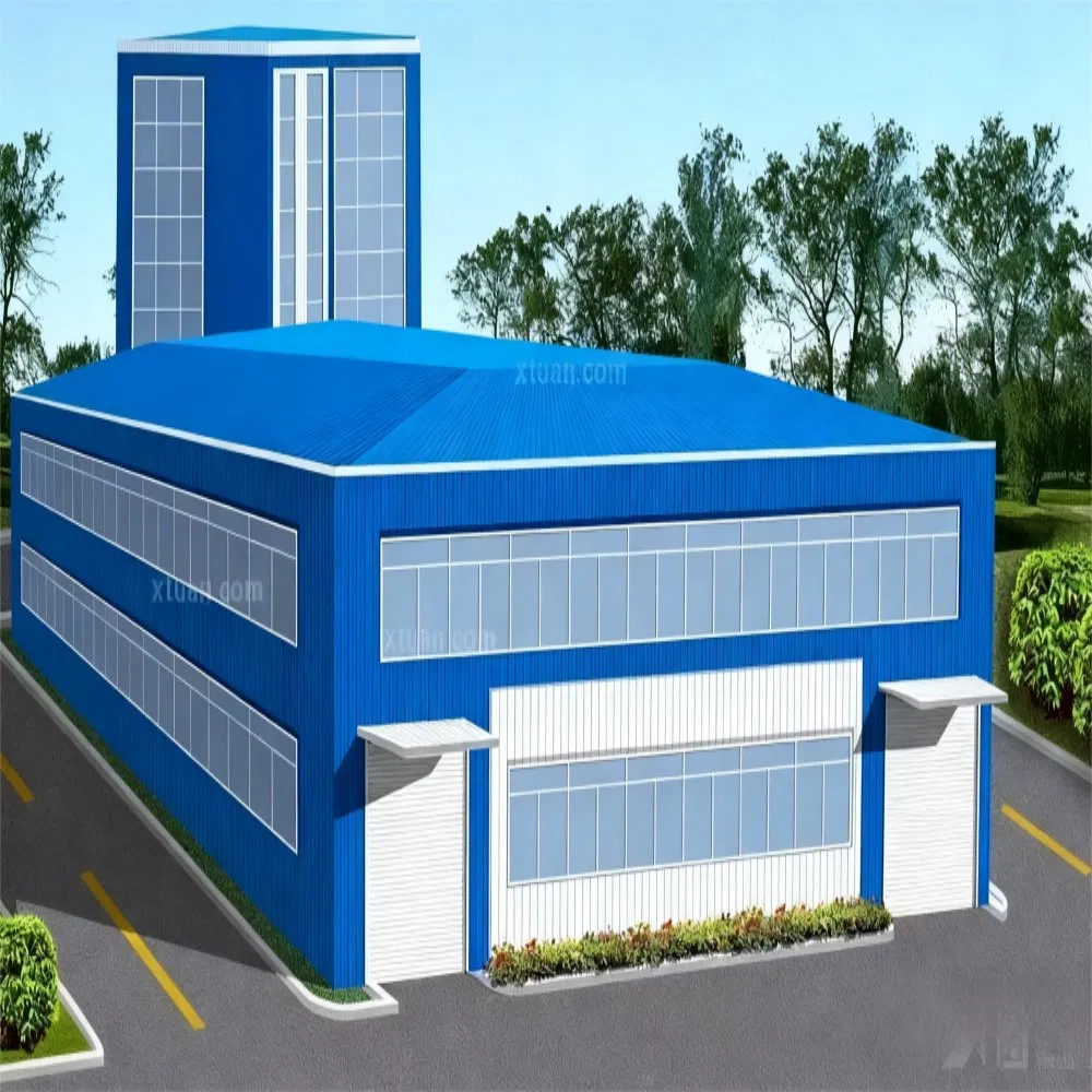 Fire-Retardant Steel Structure for General Industrial Storage Sheds with BS Standard Steel Construction