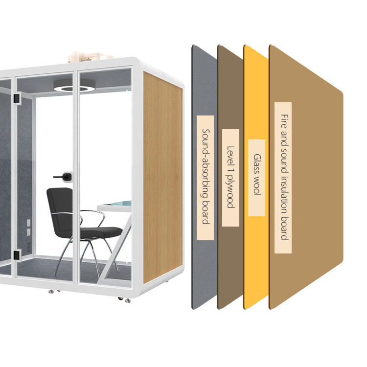 Mobile Soundproof Room Home Soundproof Silencer Cabin Telephone Booth Piano Room