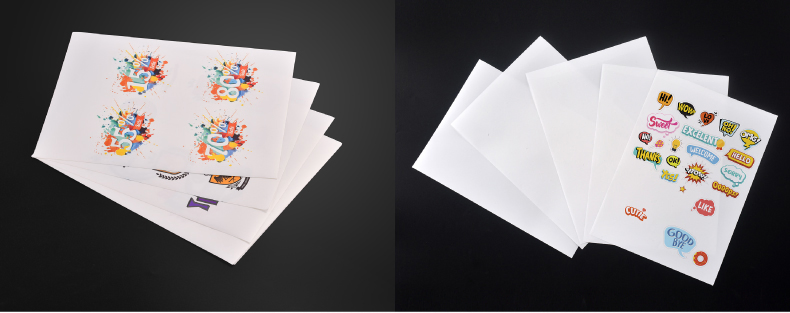 Pet Glassine Rightint Carton A4, OEM Release Base Paper Film