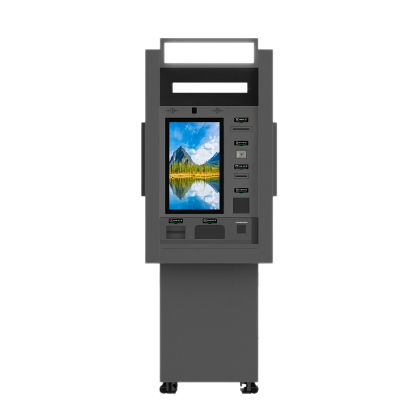Through The Wall ATM for Commercial Use with Cash Acceptor and Dispenser Currency Exchange
