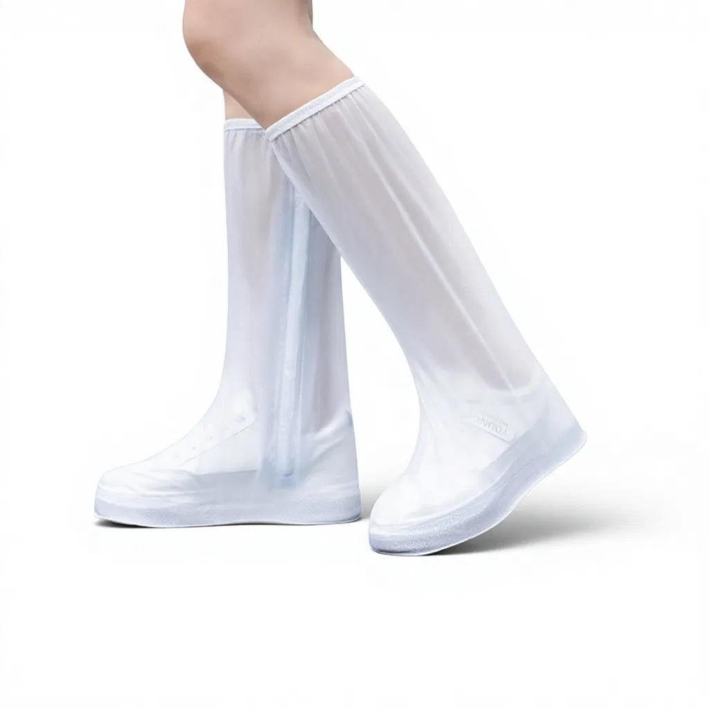 Quality Anti-Skid Rainproof Cover PVC Anti-Slip Waterproof High Tube Rain Shoe Covers