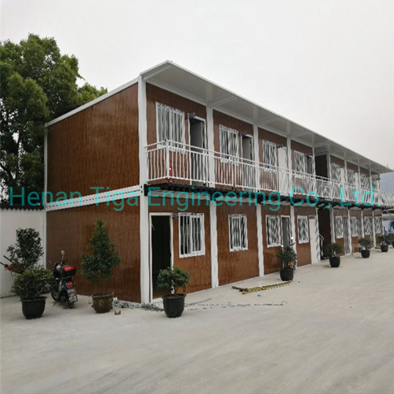 Modular Temporary Dormitory Portable 20FT 40FT Prefabricated Flat Pack Container House