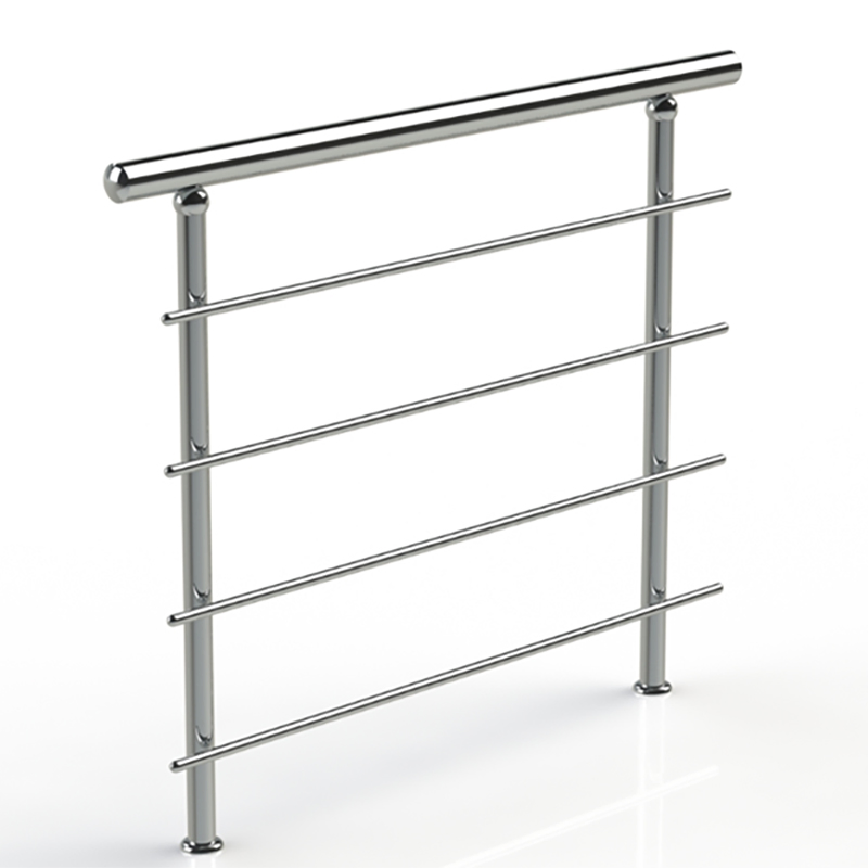 China Factory Custom Staircase Fence Pole Hardware Parts Direct Handrail Brushed Stainless Steel Railing Balustrade Post
