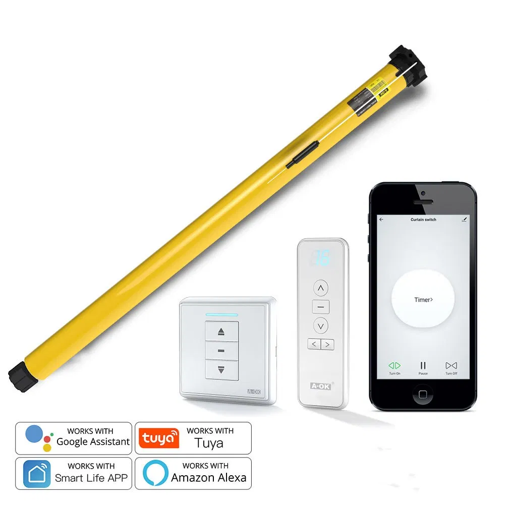 Smart Curtain Roller Blinds Tubular Motor
